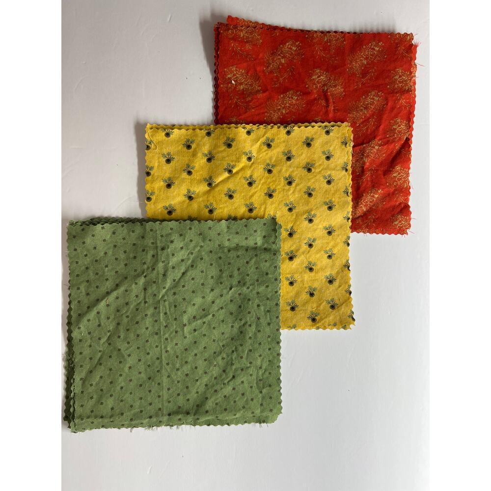 Fabric Squares for Sewing Projects Junk Journals Quilting